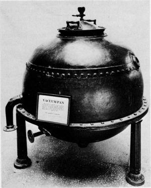 Figure 3.--Gail Borden's vacuum pan of 1853, used to make
condensed milk. (Catalog No. 26.)