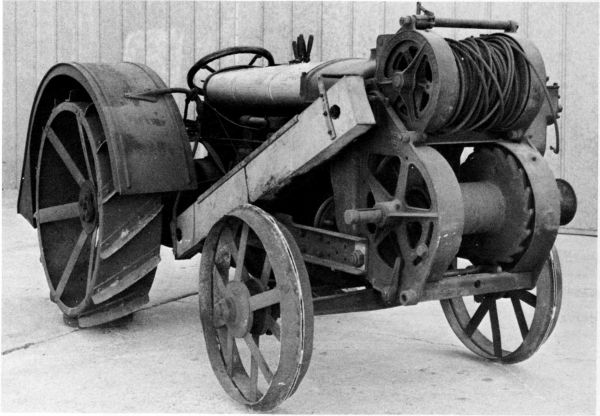 Figure 28.--Fordson tractor (1918) before restoration work. The winch and wheel fenders were
added by the tractor's owners. (Catalog No. 350.)
