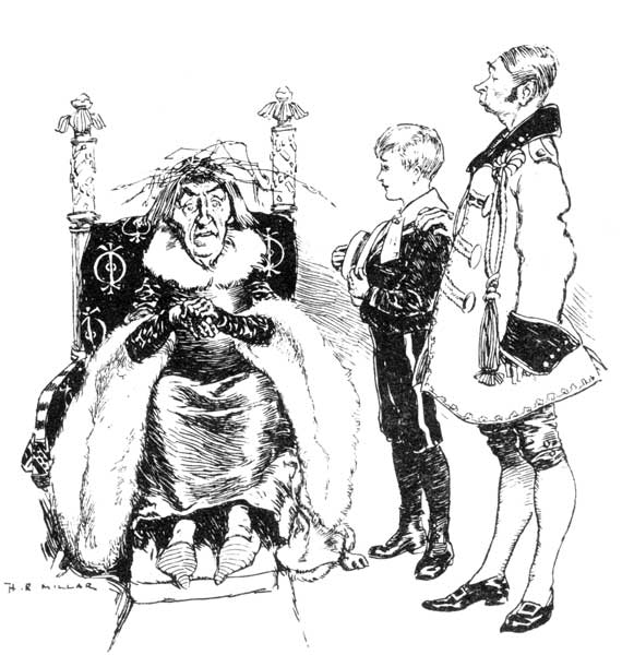 '"Come by post, your Lordship," said the footman.'—Page
255.