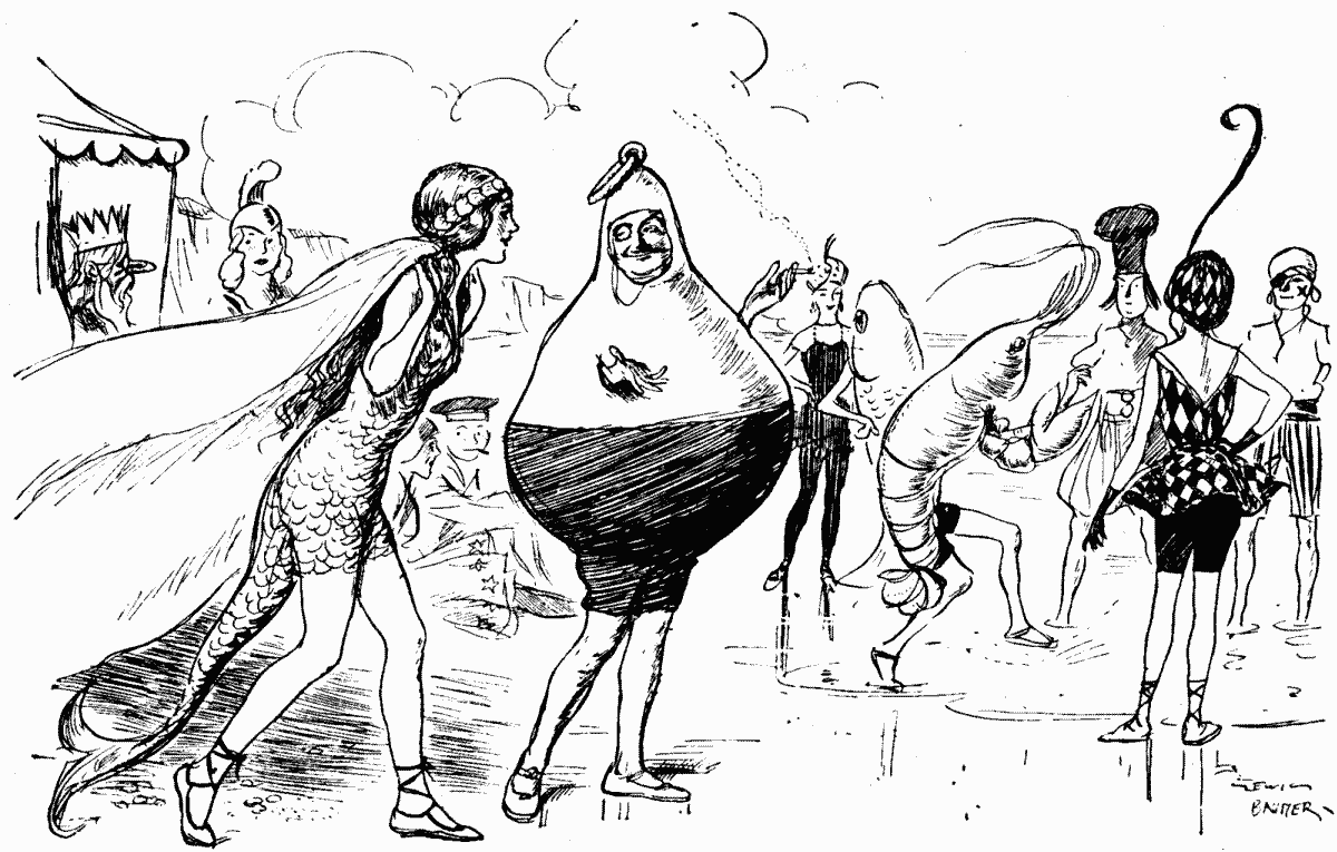 A jolly bathing party