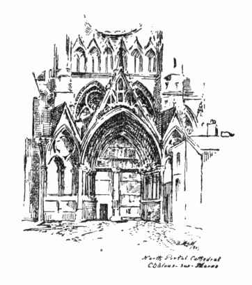 North Portal Cathedral Chlons-sur-Marne