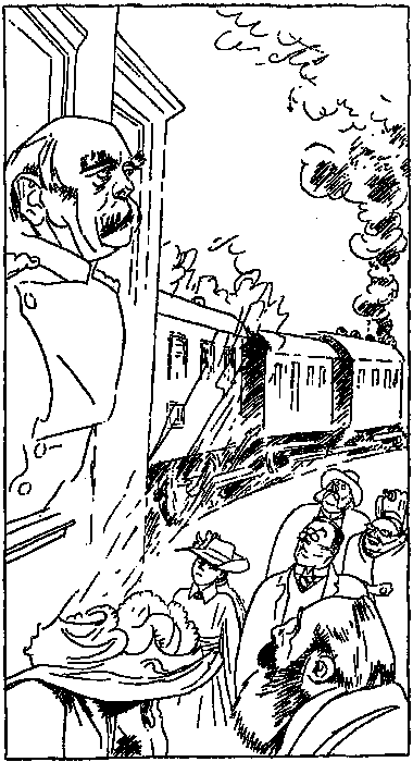 Bismarck auf der Durchreise in Prien