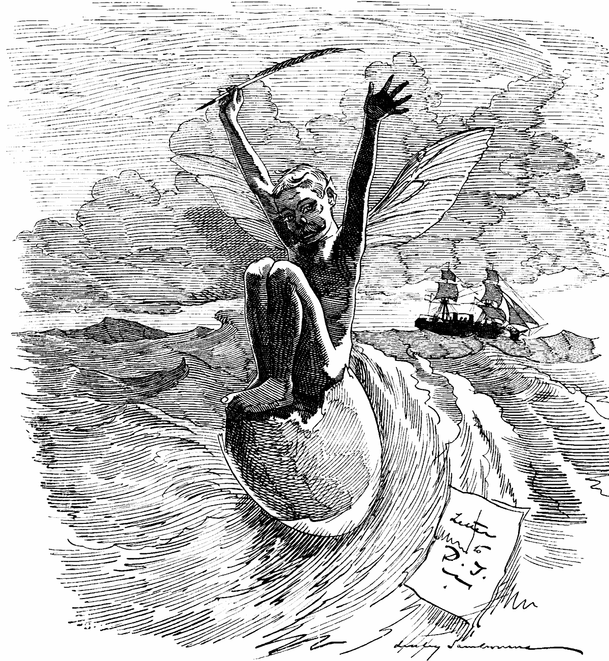 AT SEA IN AN EASTER EGG-SHELL