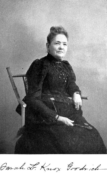 Sarah L. Knox Goodrich (Signed: "Sarah L. Knox
Goodrich")