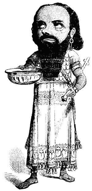 FANCY PORTRAIT OF SARDANAPALUS, KING
 OF ASSYRIA