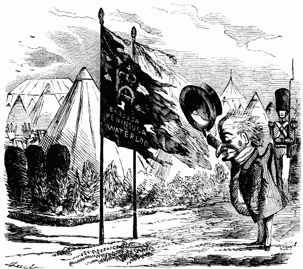 MR. PUNCH PAYS A FINAL VISIT TO THE
CAMP