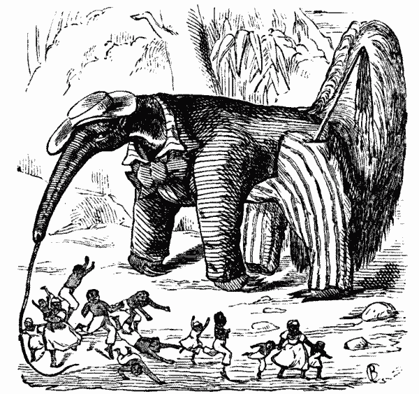 Gigantic fantasy anteater