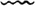 wavy line
