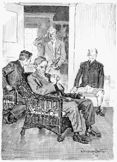 "GENTLEMEN," HE SAID IN A FRIGHTENED SORT OF VOICE,
"MISS TEMPLE CANNOT BE FOUND."