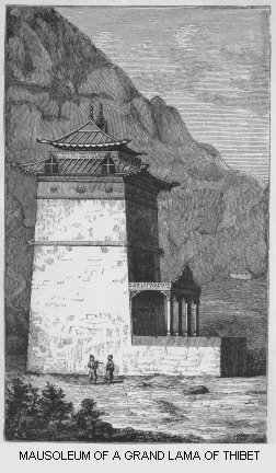 Mausoleum of a Grand Lama of Thibet