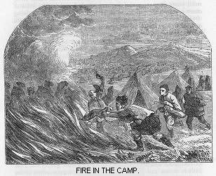 Fire in the camp