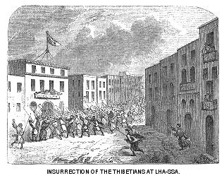 Insurrection of the Thibetians at Lha-Ssa