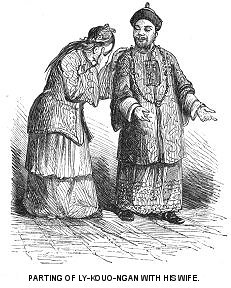 Parting of Ly-Kouo-Ngan with his wife