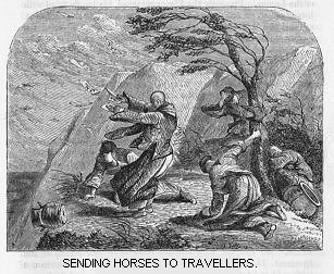 Sending Horses to Travellers