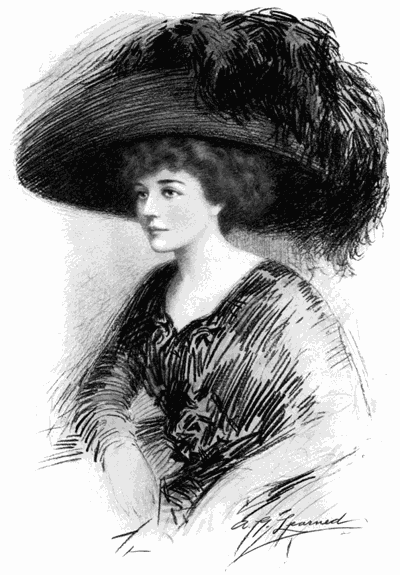 Stephana, the heroine of
"THE DUKE'S PRICE" by DEMETRA and KENNETH BROWN
From illustration in color by A. G. Learned