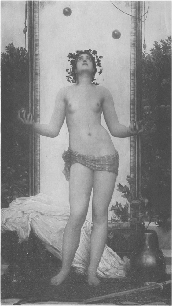Antique Juggling Girl