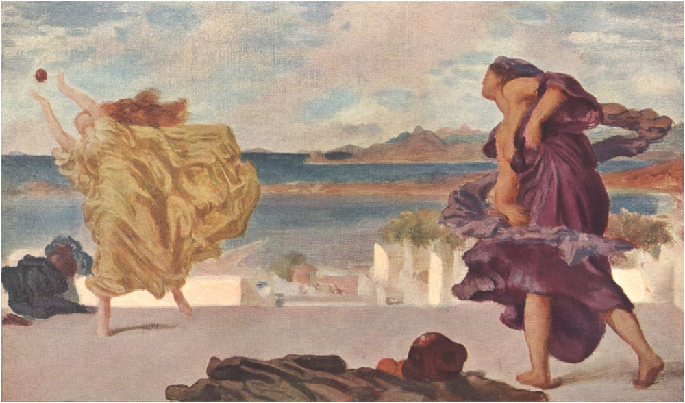 Greek Girls Playing at Ball