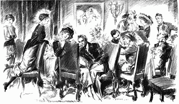 The chorus girls began to talk