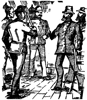 Man being arrested