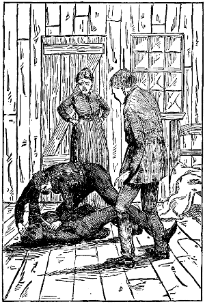 Van Vernet and Franz fight,
Papa and Mamma Francoise look on