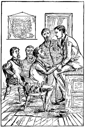 The Chief, Stanhope, Follingsbee,
Ainsworht and Parks discuss the case