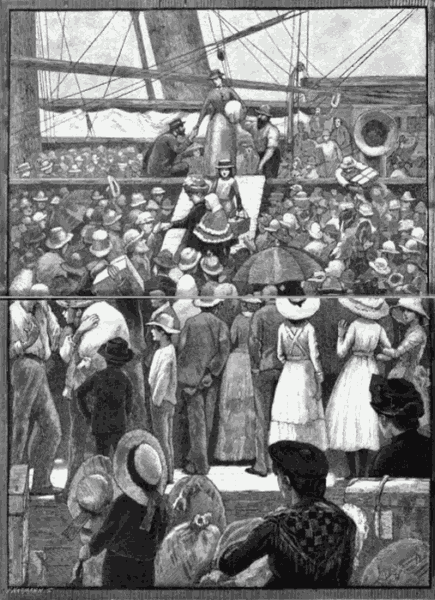 THE LANDING OF THE EMIGRANTS