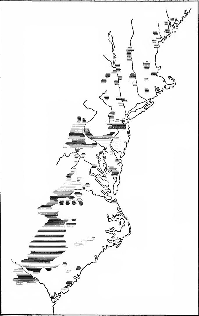 The Areas Largely Populated by the Scotch-Irish before
1763.