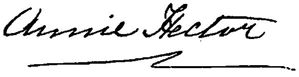 ANNIE HECTOR ('MRS. ALEXANDER')