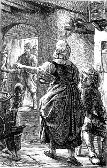 Front. Gustavus Vasa in the Swedish peasant's hut.—p.
100