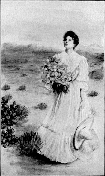 She forgot the flowers in her arms, forgot
the sunset, and stood entranced in prayer.