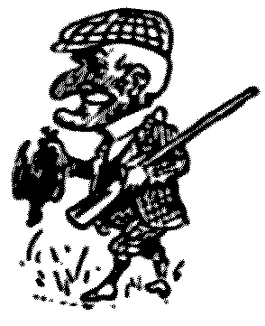 Mr. P. with shot bird.