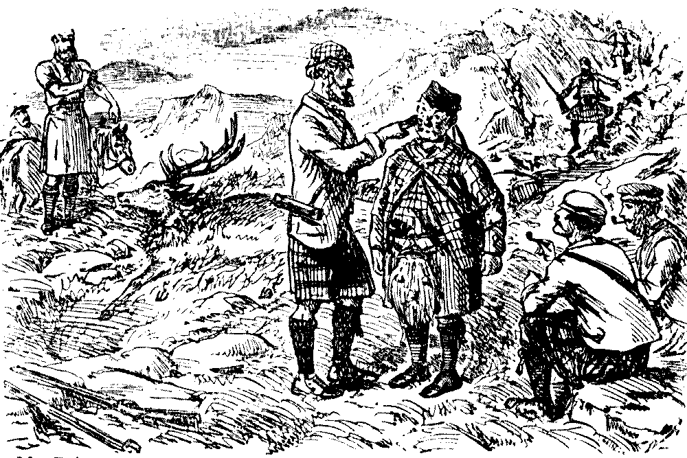Mr. Briggs kills a stag