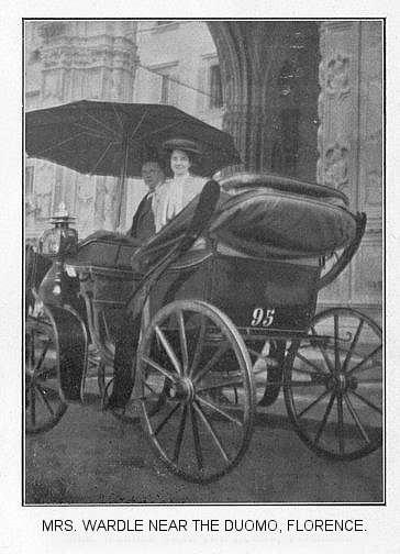 Mrs. Wardle near The Duomo, Florence