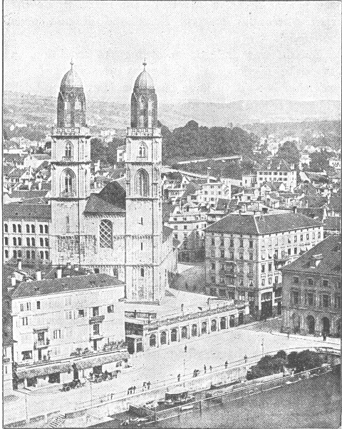GREAT MINSTER AND WASSERKIRCHE, ZURICH.

(Appenzeller, Zurich.)