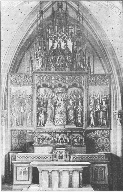 HIGH ALTAR, CHUR CATHEDRAL.

(From a Photograph.)