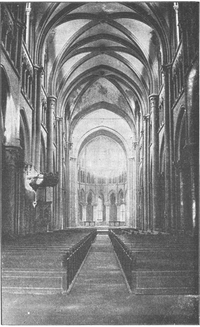 INTERIOR OF LAUSANNE CATHEDRAL.

(From a Photograph.)