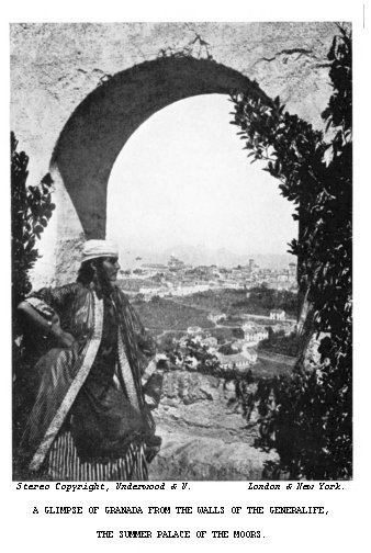 A Glimpse of Granada from the walls of the Generalife