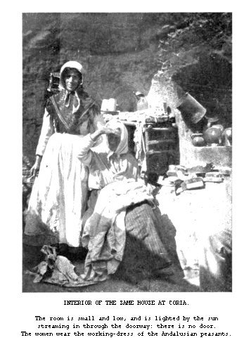 Interior of the same house at Coria