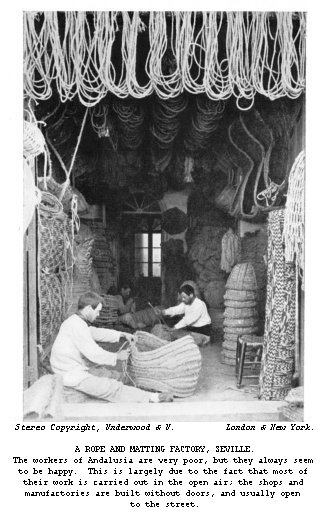 A rope and matting factory, Seville
