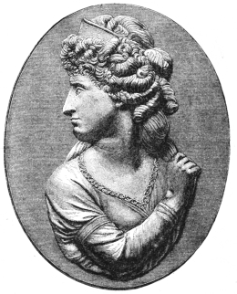 Fig. 323.—Cameo Medallion, by Flaxman. Mrs. Siddons as
Lady Macbeth.