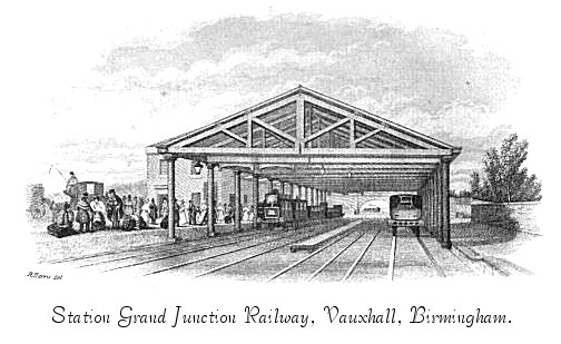 Vauxhall Station, Grand Junction Railway, Vauxhall, Birmingham