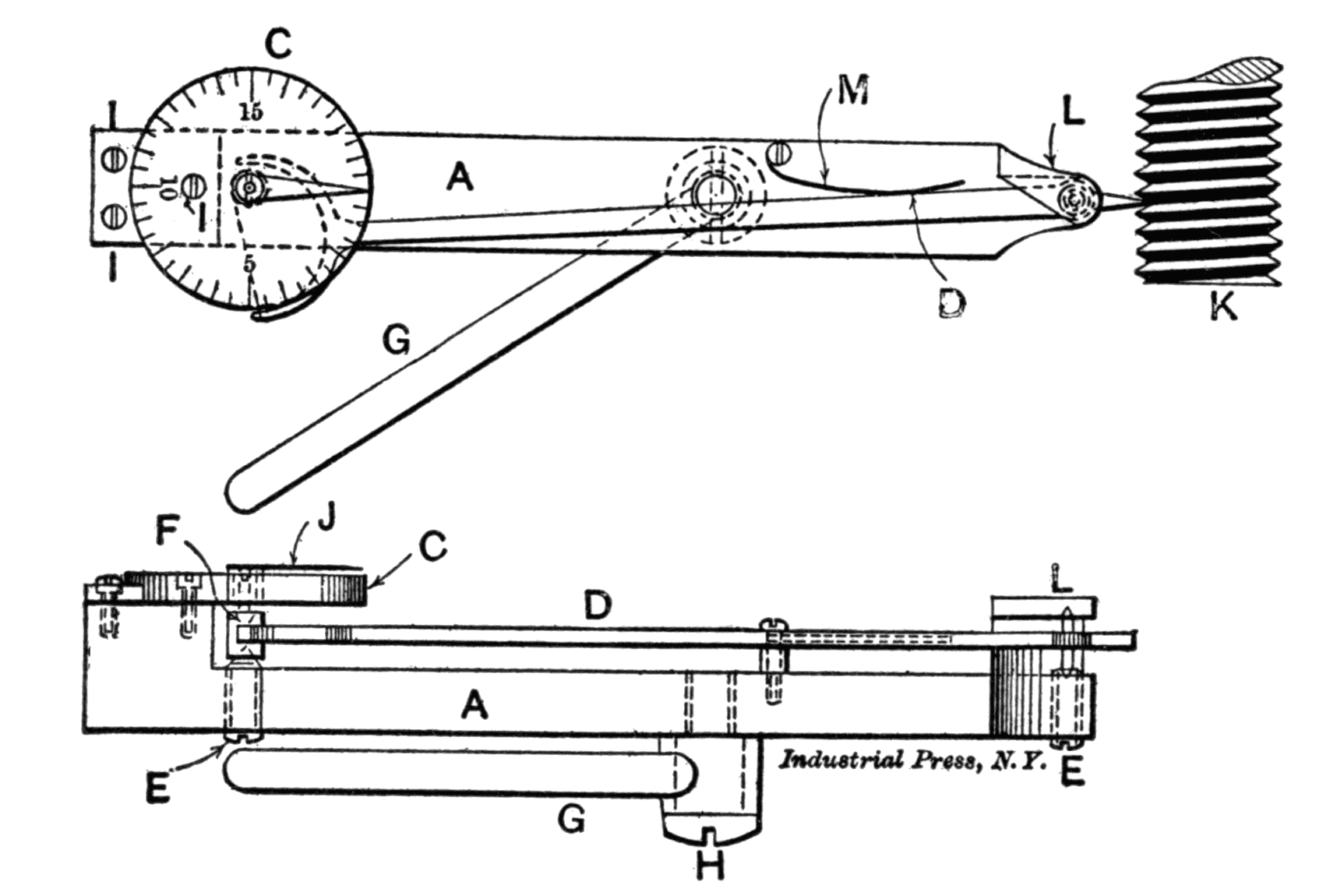 Fig. 23. Indicator for Accuracy of Lead-screws