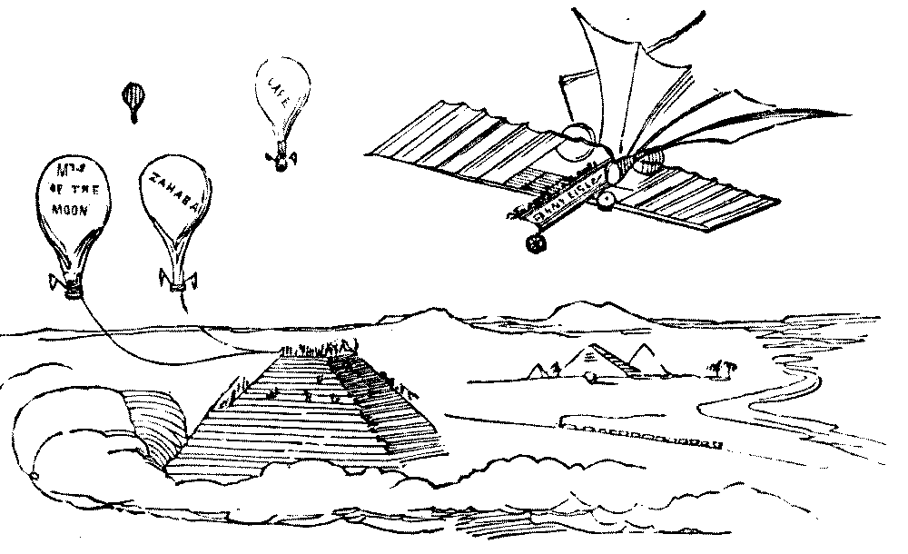 Representation of an aeroplane.