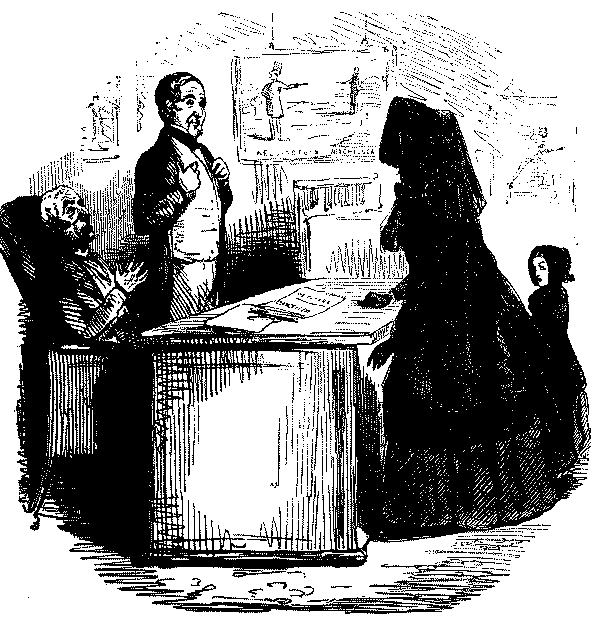Widow Fawcett being denied her pension.