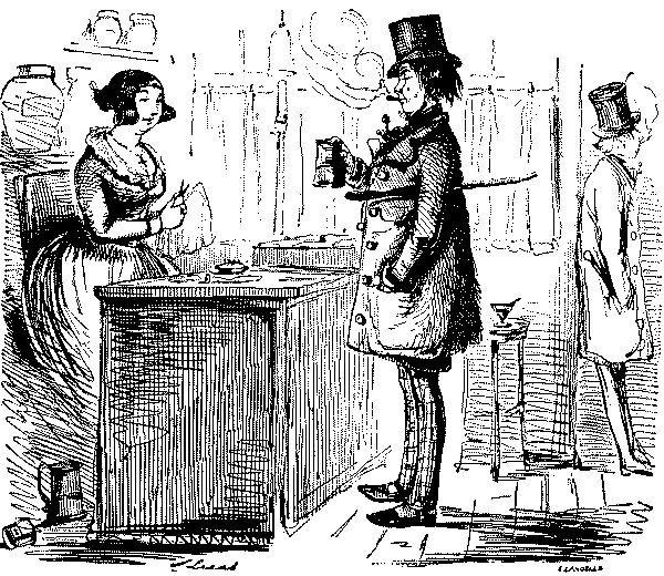 Man drinking beer.