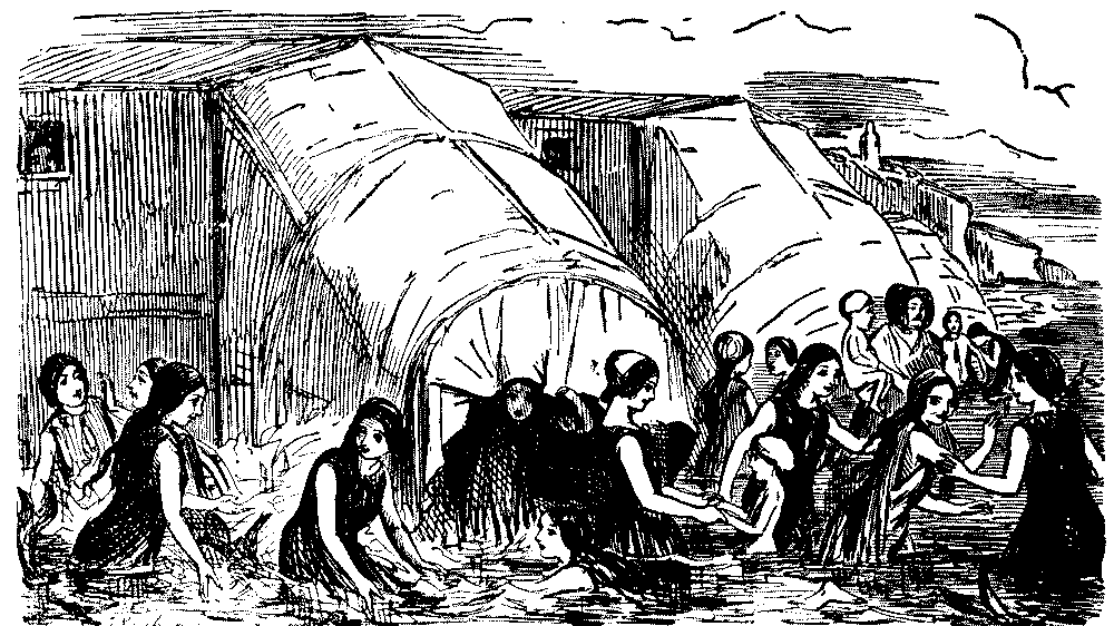 Female bathers'.