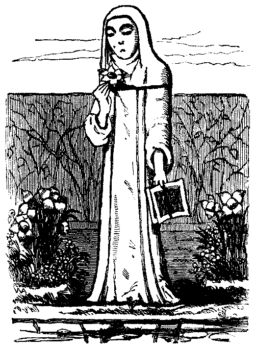 Standing nun.