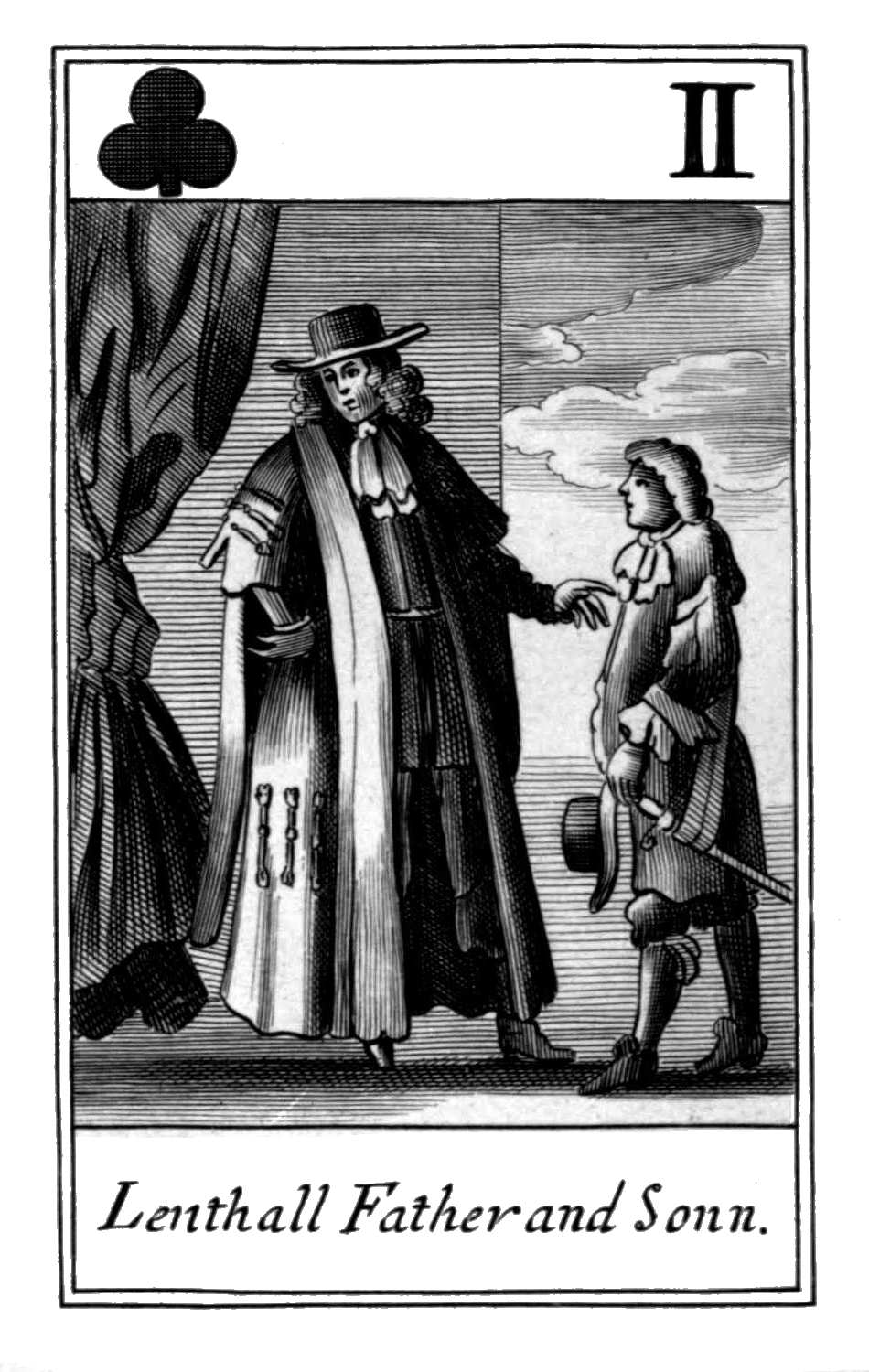 Two of Clubs. Lenthall Father and Sonn
