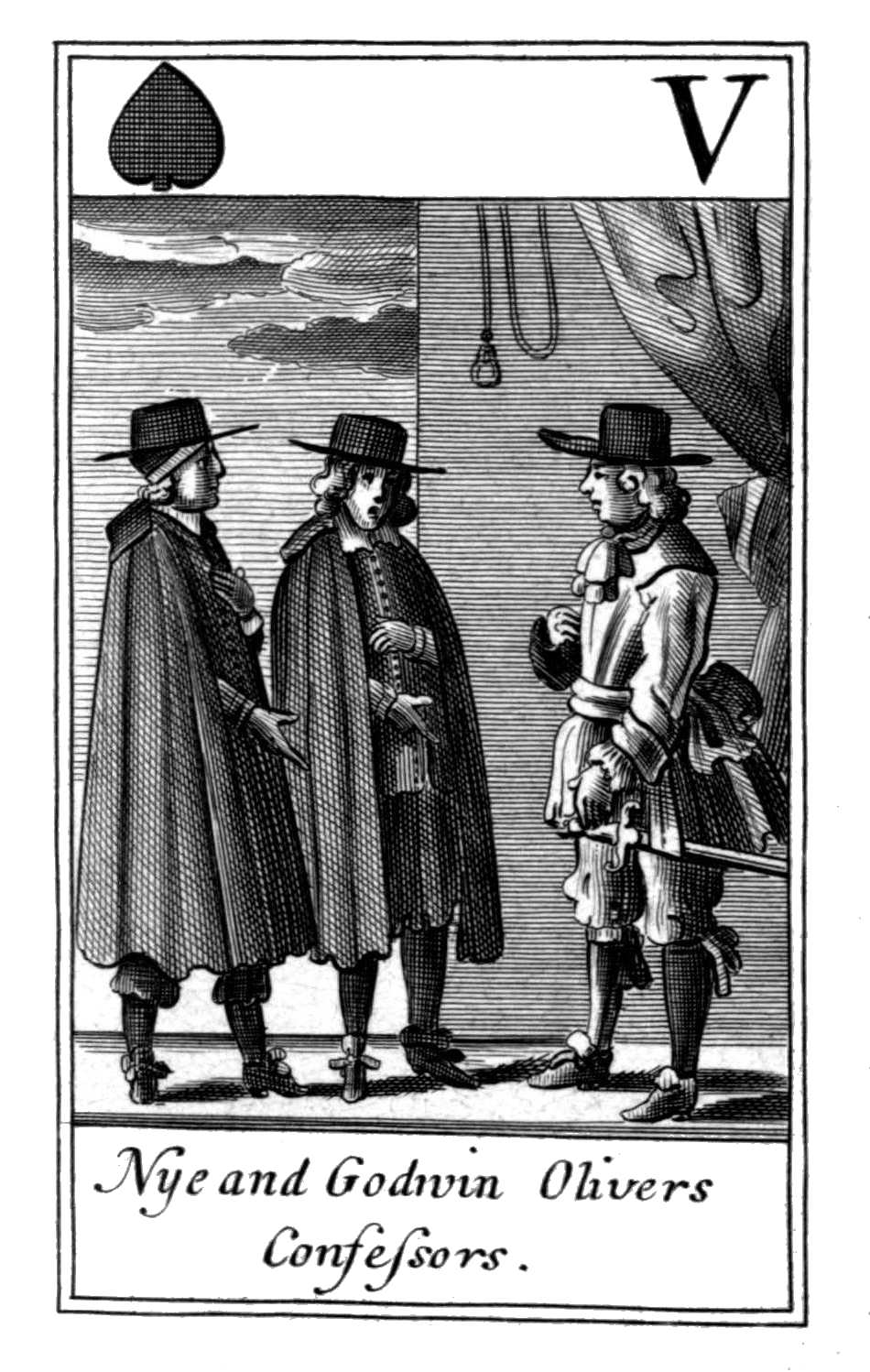 Five of Spades. Nye and Godwin Olivers
      Confessors.