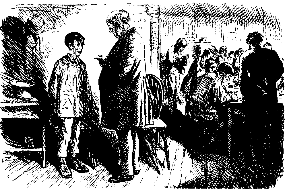 Boy at an interview